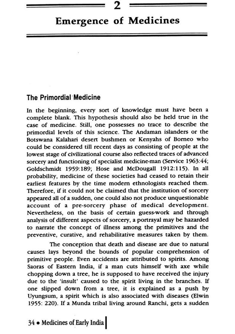 Medicines of Early India With Appendix on a Rare Ancient Text - Indya