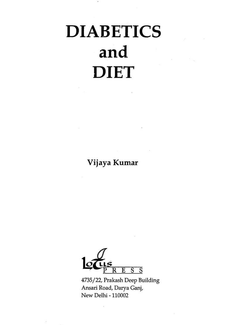 Diabetics and Diet - Indya