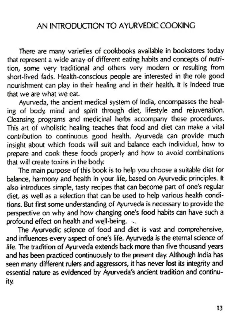 Ayurvedic Cooking for Self Healing - Indya