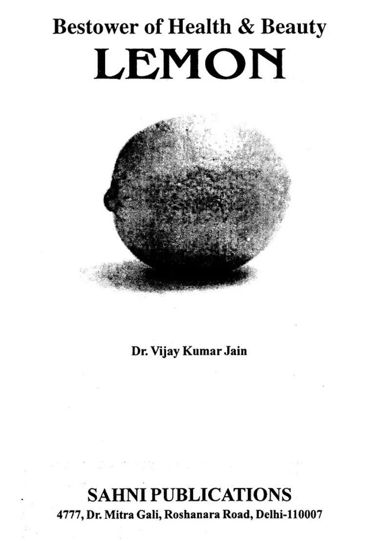 Bestower of Health Beauty Lemon (Nimbu) - Indya