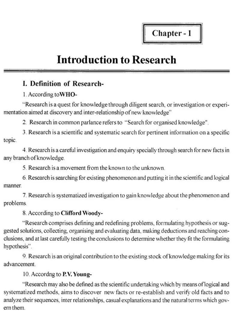 Basics of Research Methodology and Medical Statistics For Ayurvedic Scholars - Indya