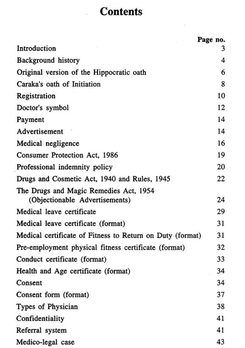 Medico-Legal Aspects- For Ayurvedic Medical Practitioners - Indya