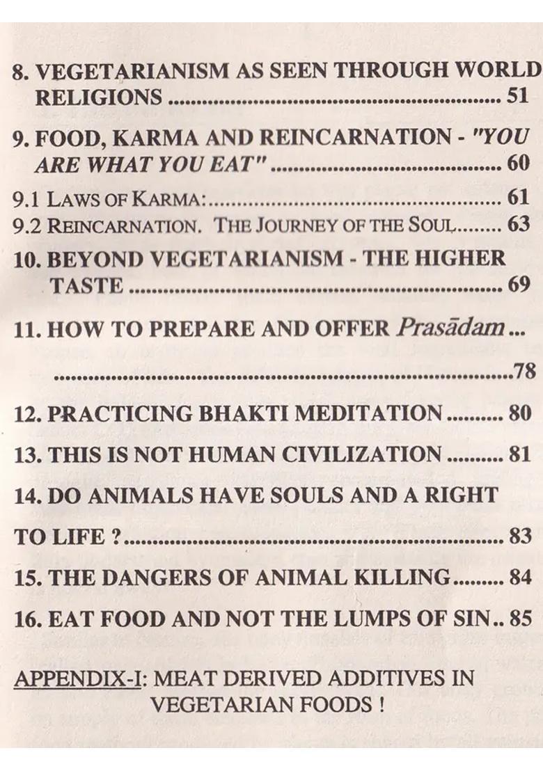 Beyond Vegetarianism The Health, Ethical and Spiritual Values of Vegetarian Foods (An Old Rare Book) - Indya
