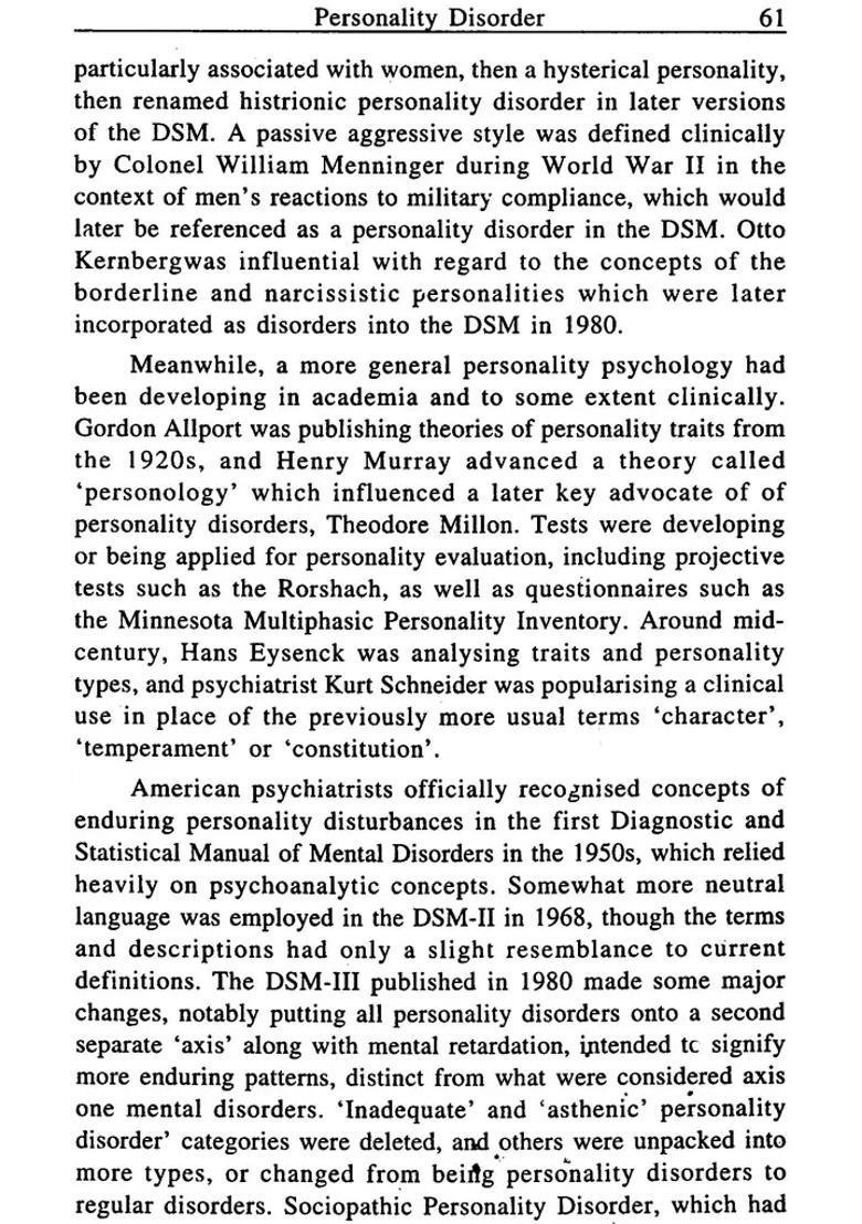 Manas Prakriti and Personality Disorder - Indya