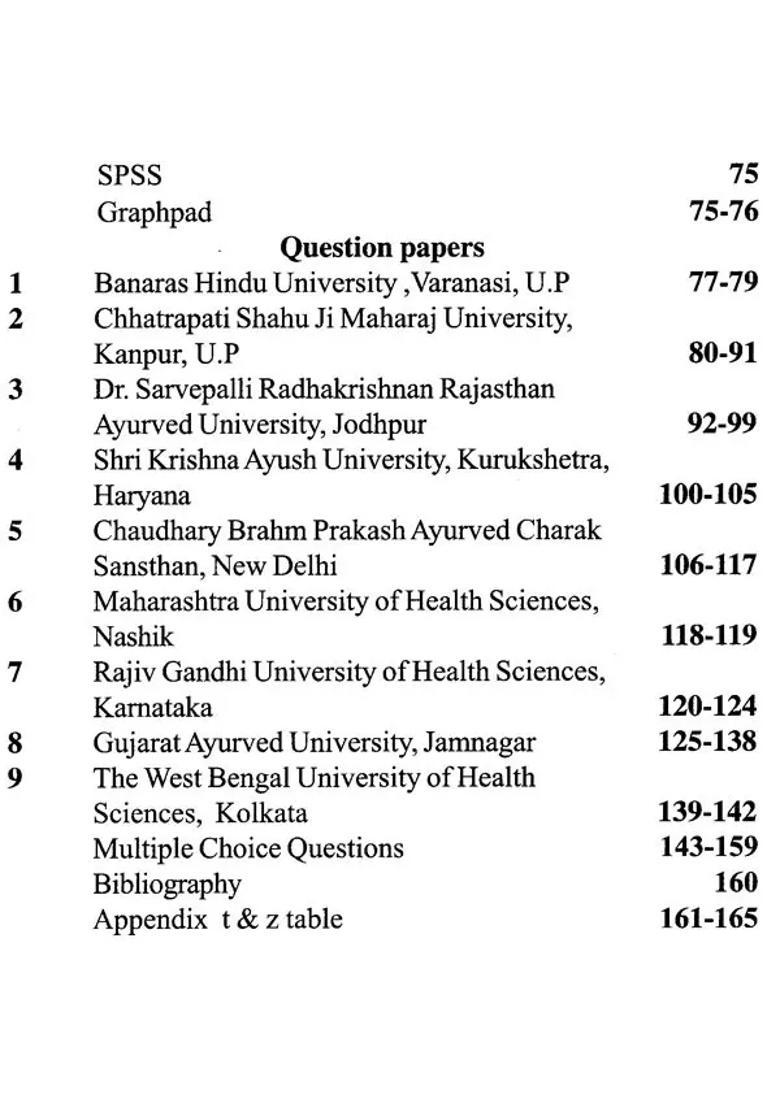 Research Methodology Medical Statistics - Indya