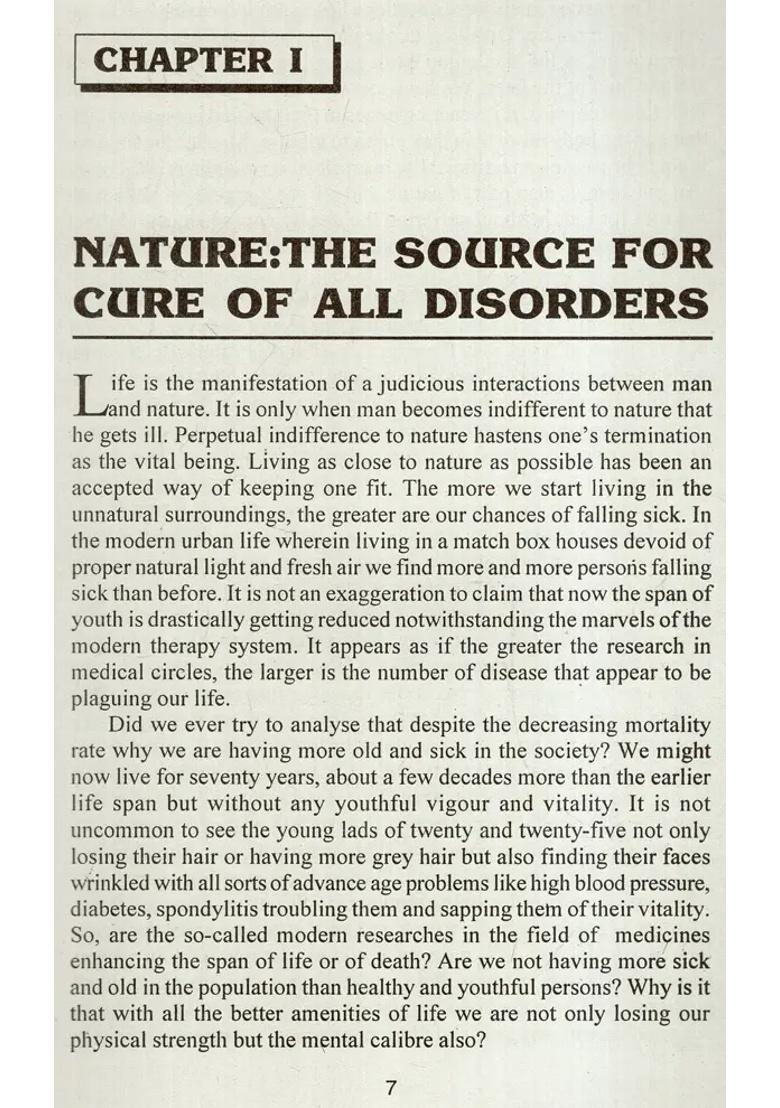 Nature Cure For Health Happiness - Indya