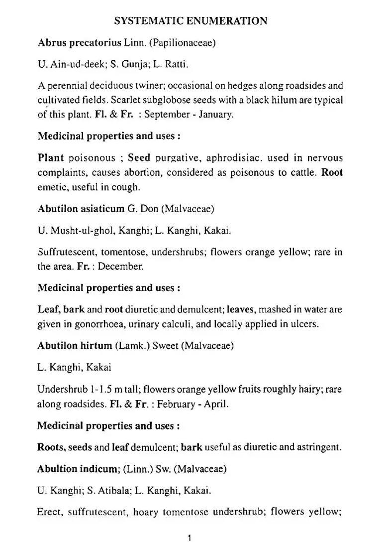 Medicinal Plants of Gwalior Forest Division,Madhya Pradesh - Indya