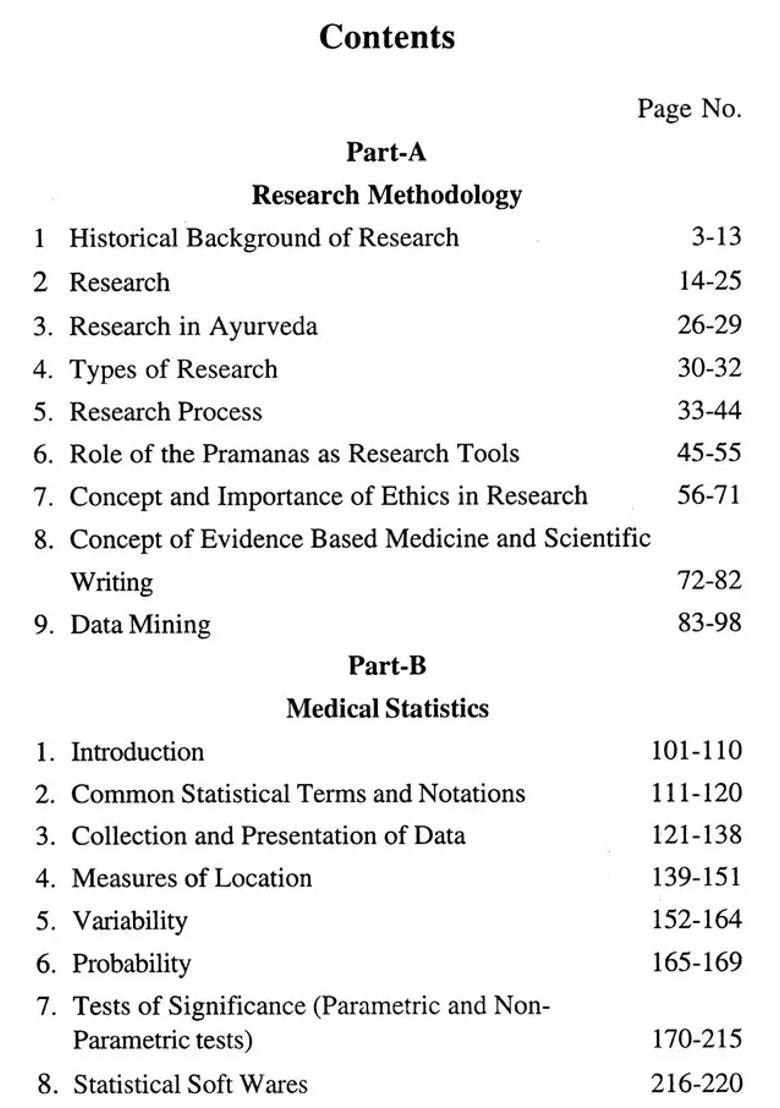 Research Methodology and Medical Statistics - Indya