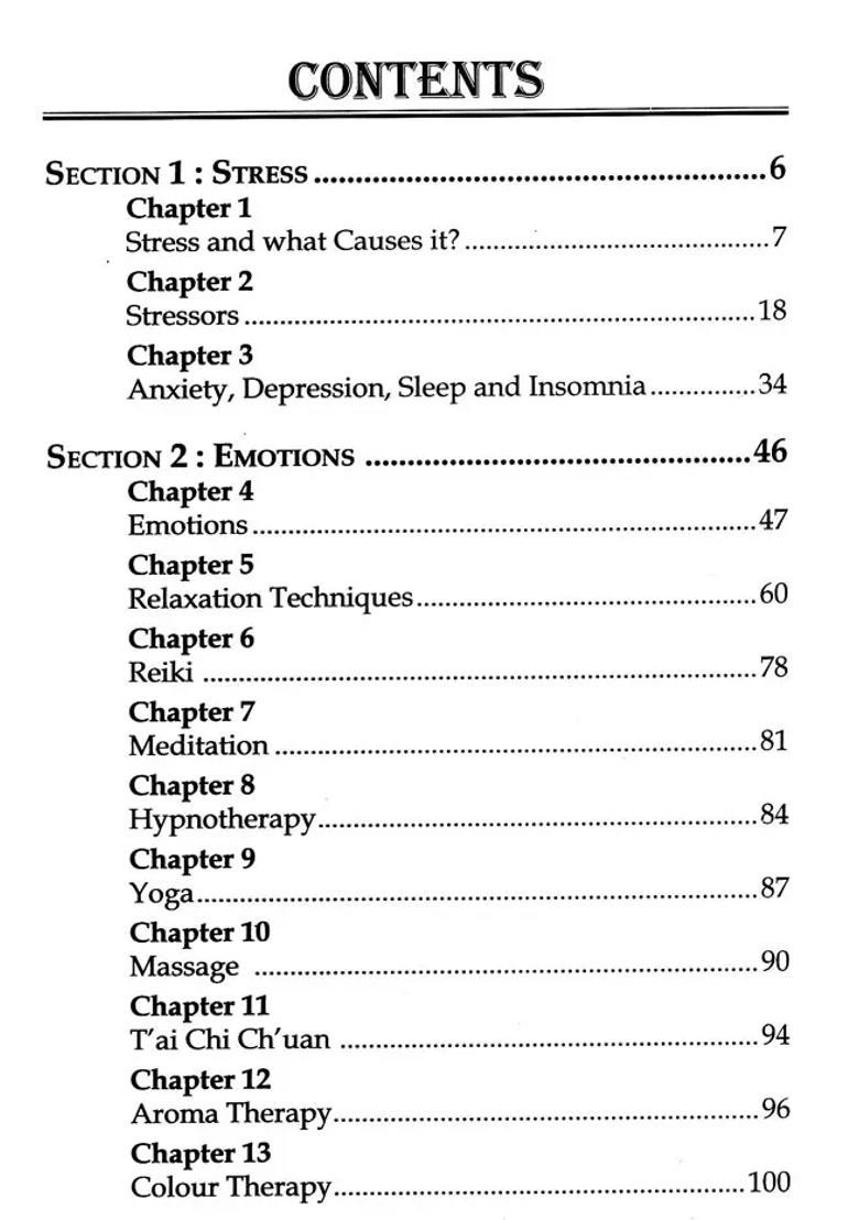 Perfect Health- The Complete Guide for Body Mind (Stress Alternative Therapies) - Indya