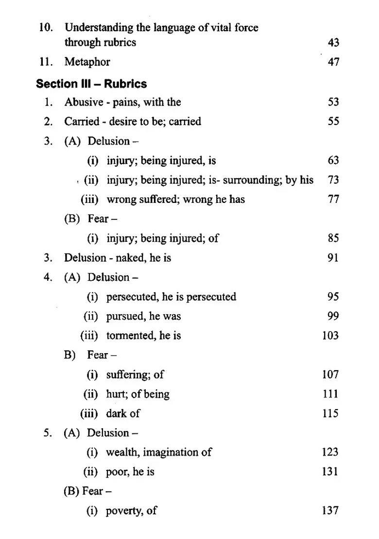 Mind Rubrics in Homeopathic Prescription - Indya