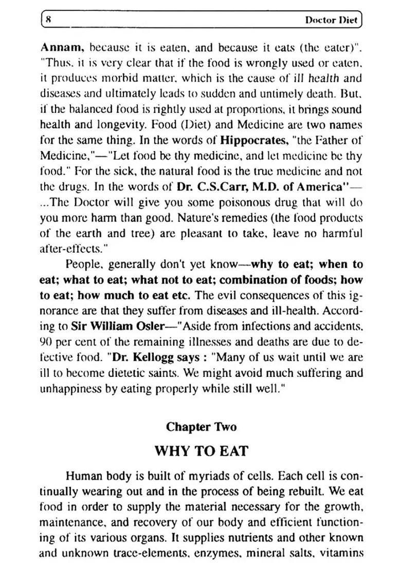 Doctor Diet (Health Through Diet) - Indya