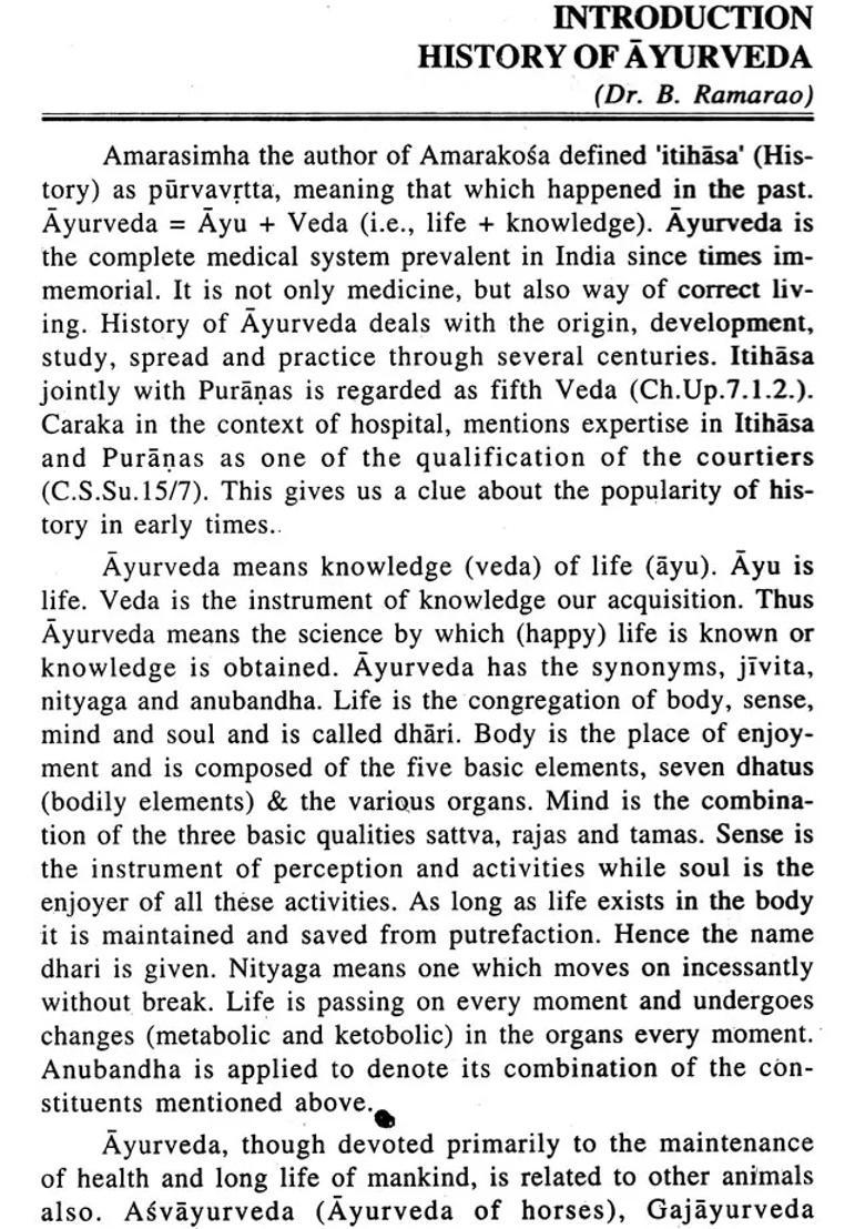 History of Ayurveda - Indya