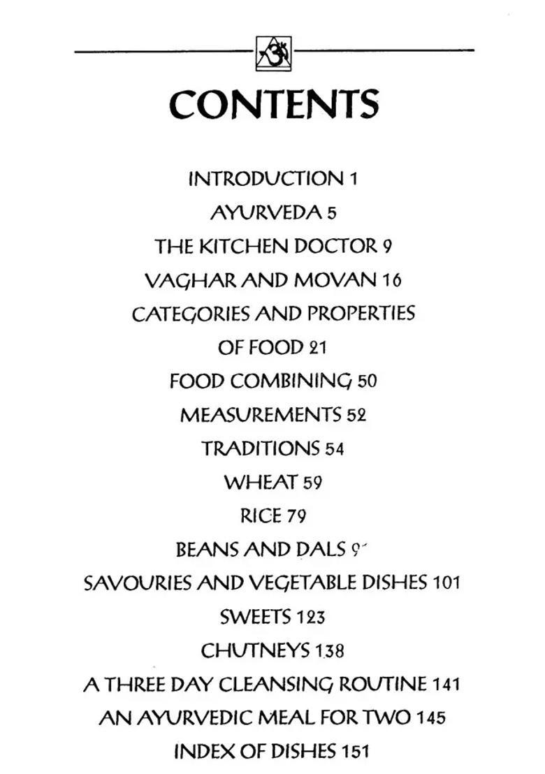 Ayurvedic Cooking - Indya