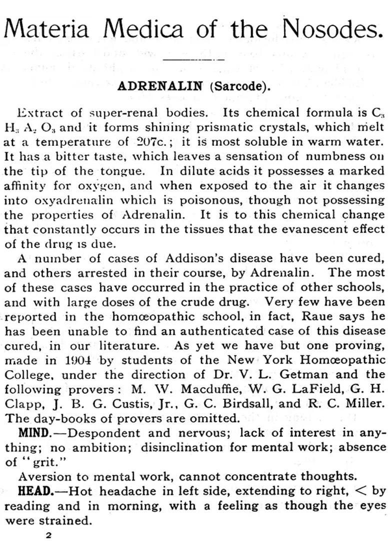 The Materia Medica of Nosodes with Provings X-Ray - Indya