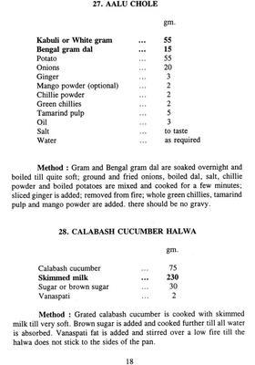 Menus for Low-Cost Balanced Diets and School-Lunch Programmes (Suitable North India)