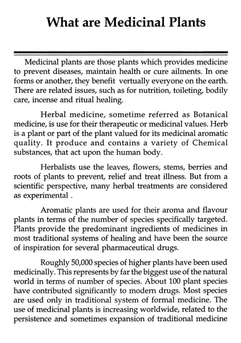 Medicinal Plants and Their Values - Indya