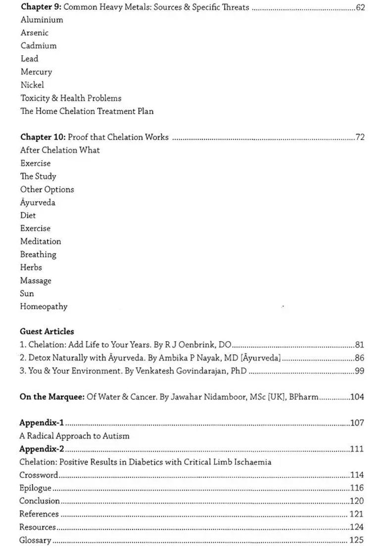 Chelation Therapy and Natural Detox -The One Stop Guide to Rev Up Your Health Wellness - Indya