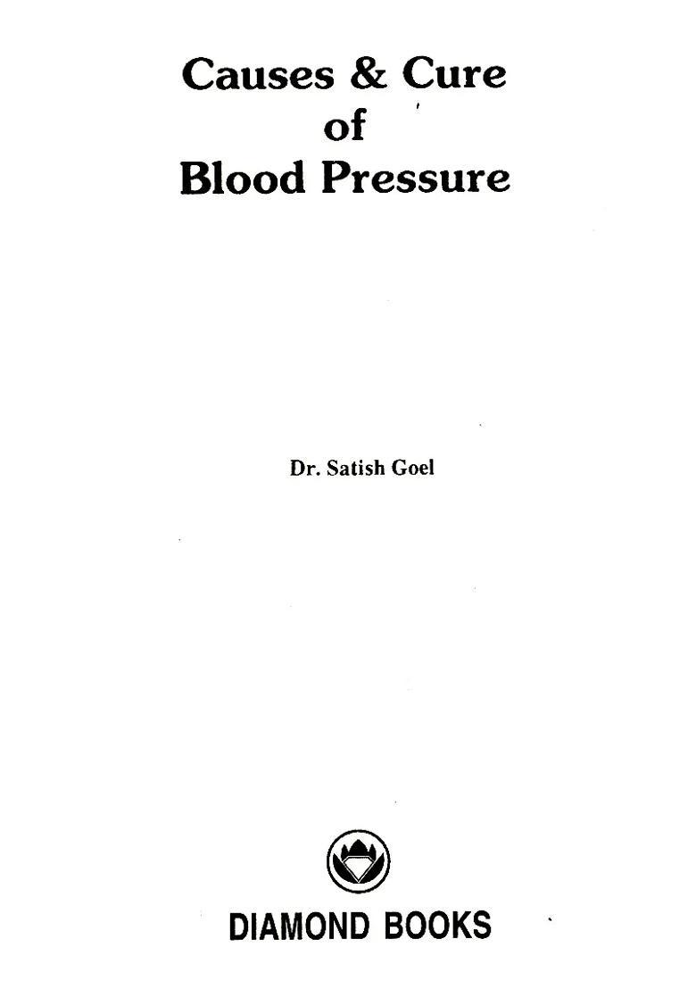 Causes Cure of Blood Pressure - Indya