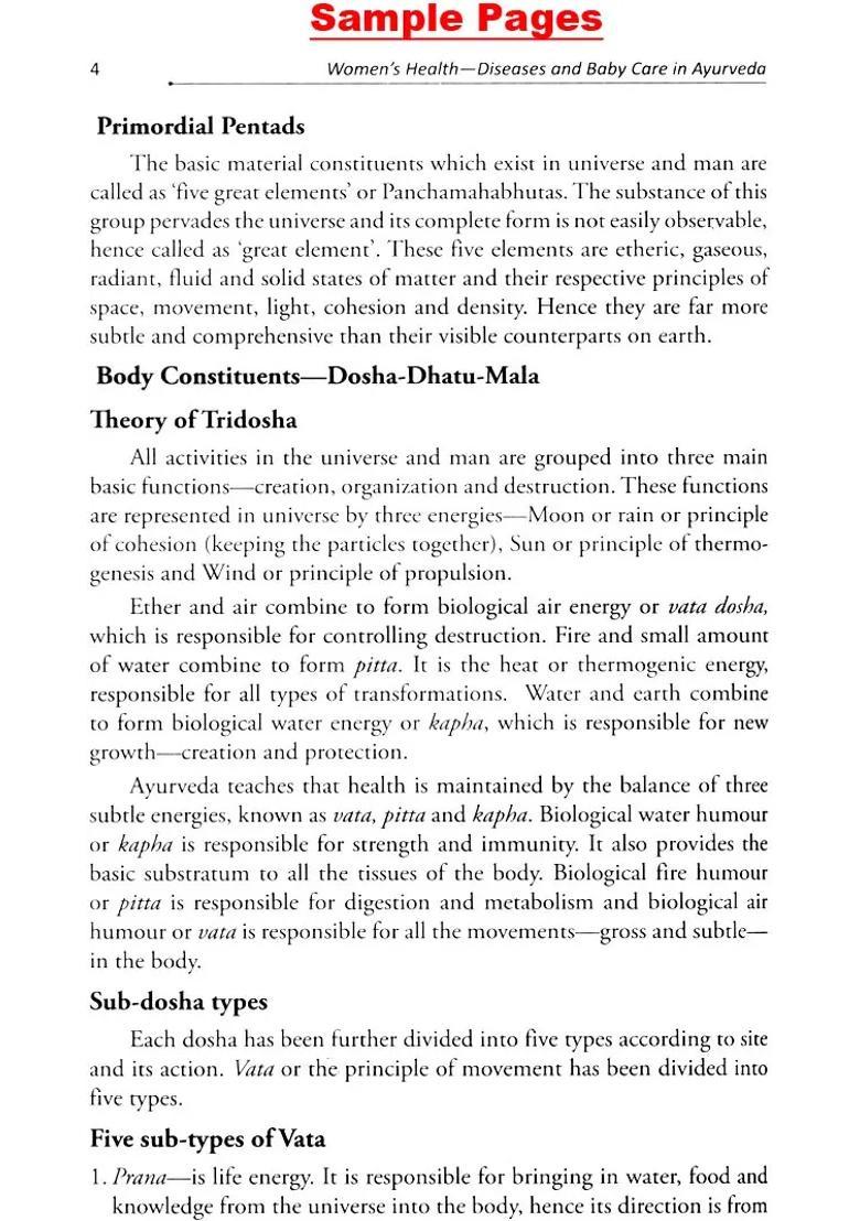 Womens Health-Diseases and Baby Care in Ayurveda - Indya