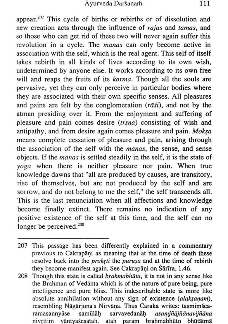 Ayurveda Darsana (Philosophical Speculations in Indian Medicine) - Indya