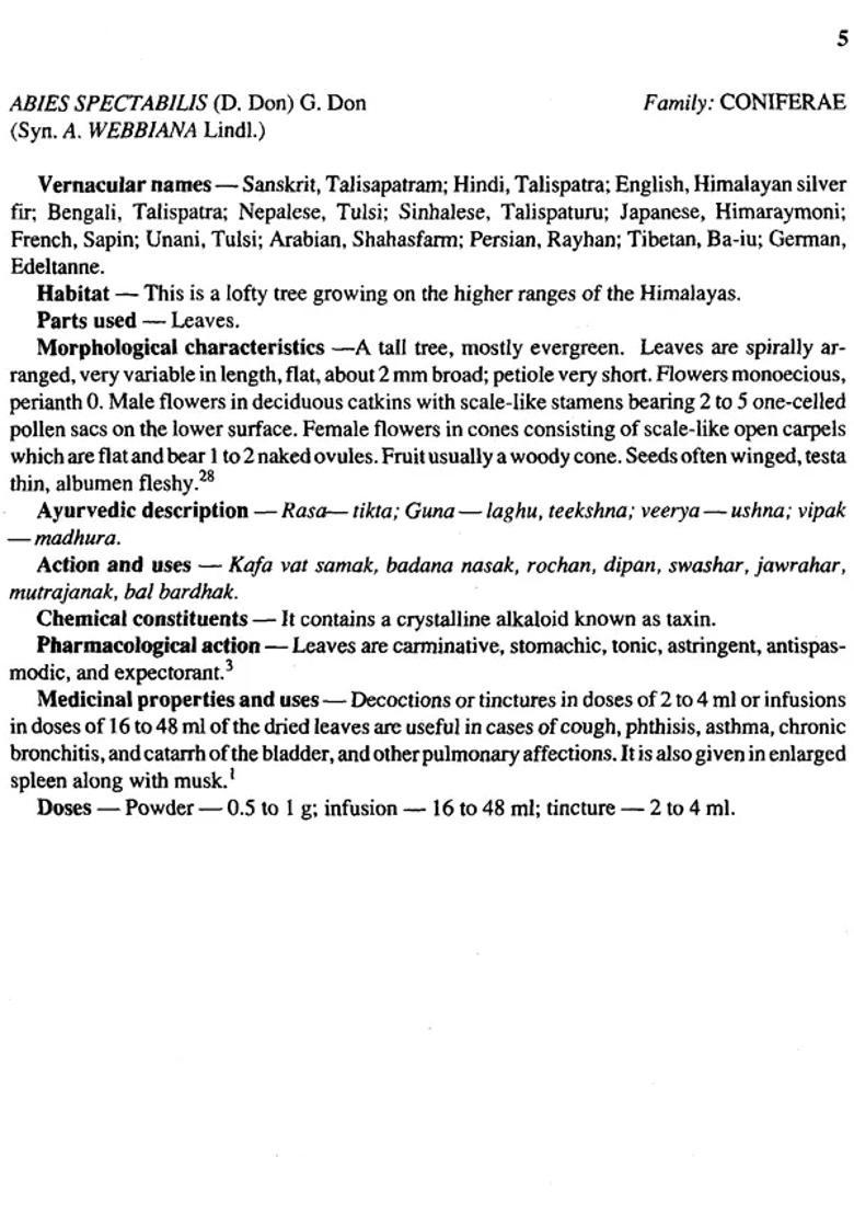 Handbook of Ayurvedic Medicinal Plants - Indya