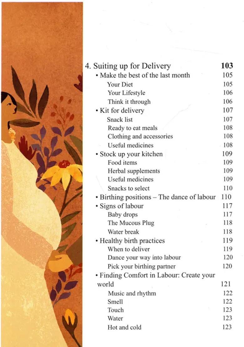 Beginning of Motherhood- A Holistic Perspective (When to Do What - For Healthy Pregnancy and Natural Delivery) - Indya