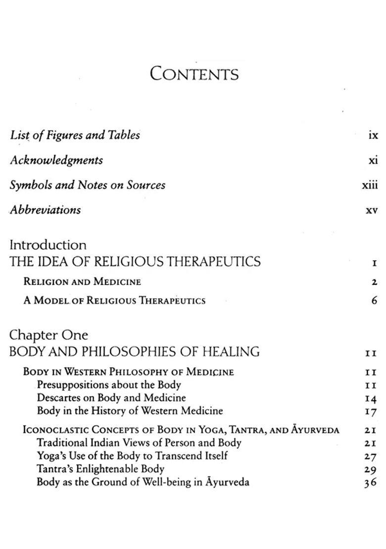 Religious Therapeutics Body and Health in Yoga, Ayurveda, Tantra - Indya
