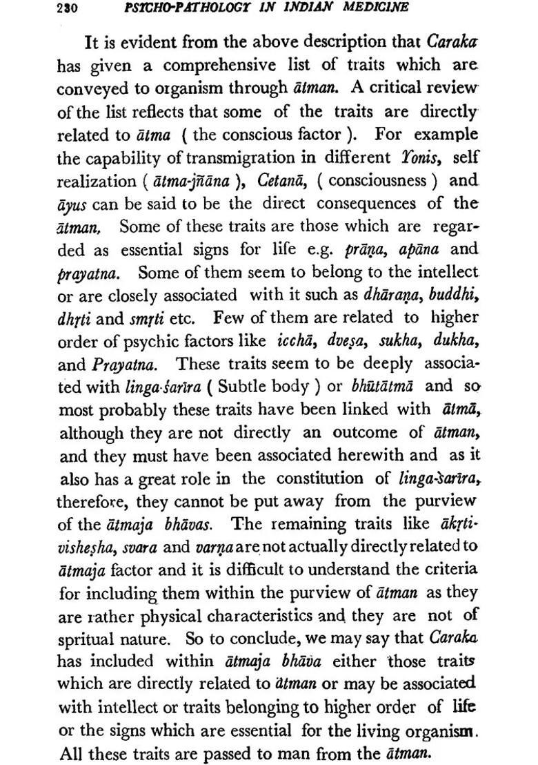 Psychopathology in Indian Medicine - Indya