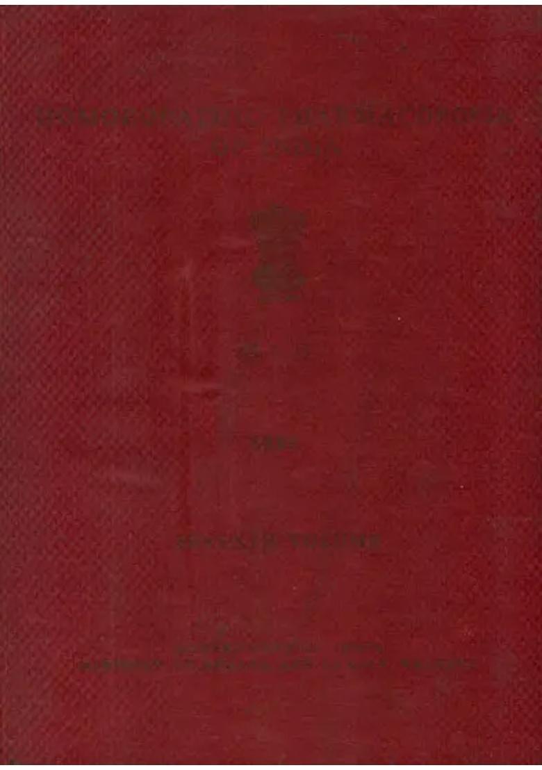 Homoeopathic Pharmacopoeia of India (PDH-58 Vol-VII An Old and Rare Book) - Indya