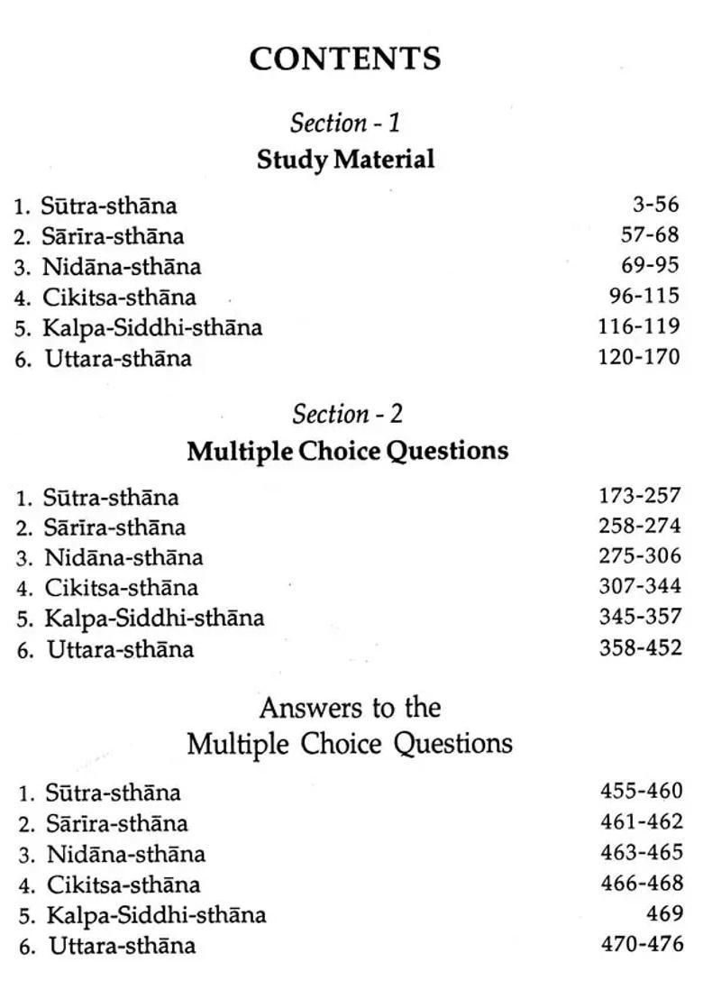 Astanga-Hrdayam Prasnavli (Study Material MCQ) - Indya