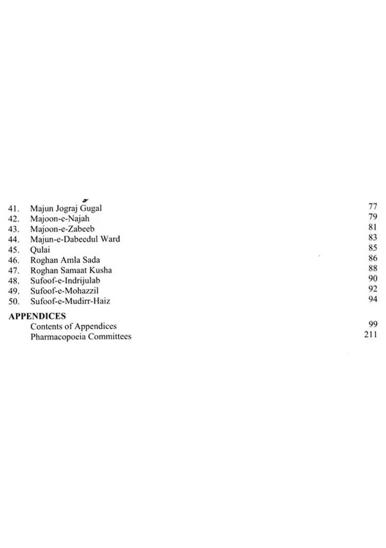 The Unani Pharmacopoeia of India- Formulations First Edition, Volume- lll, Part-ll - Indya