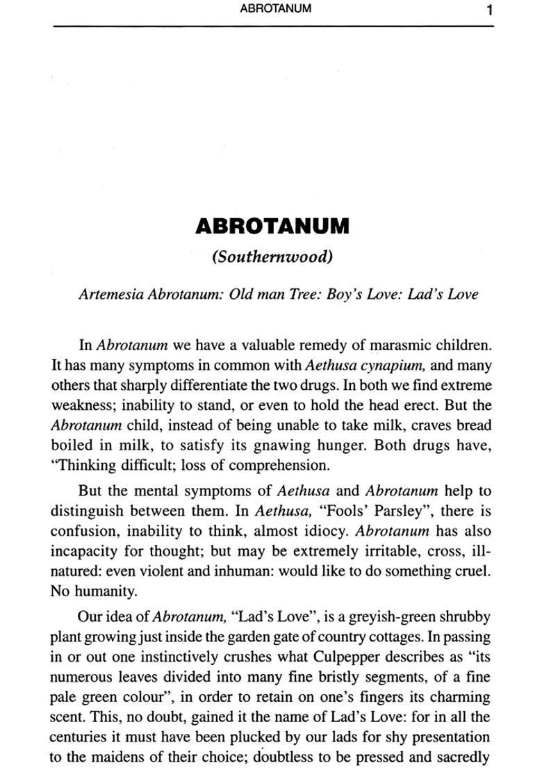 Homoeopathic Drug Pictures - Indya