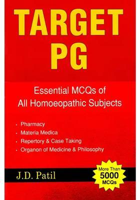 Target PG (Essential MCQs of All Homoeopathic Subjects)