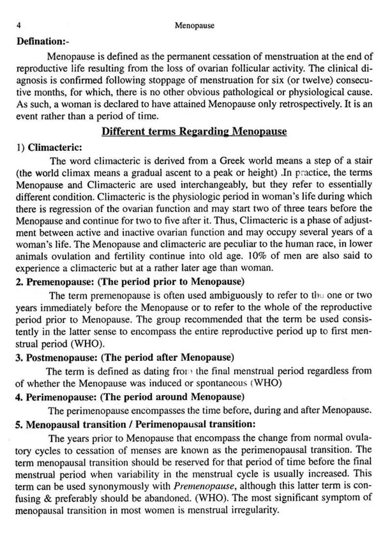 Menopasue (A Paradigm Shift Through Ayurveda) - Indya