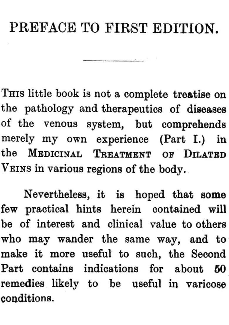 Diseases of The Veins (More Especially Venosity Varicocele Haemorrhoids and Varicose Their Homoeopathic Treatment) - Indya