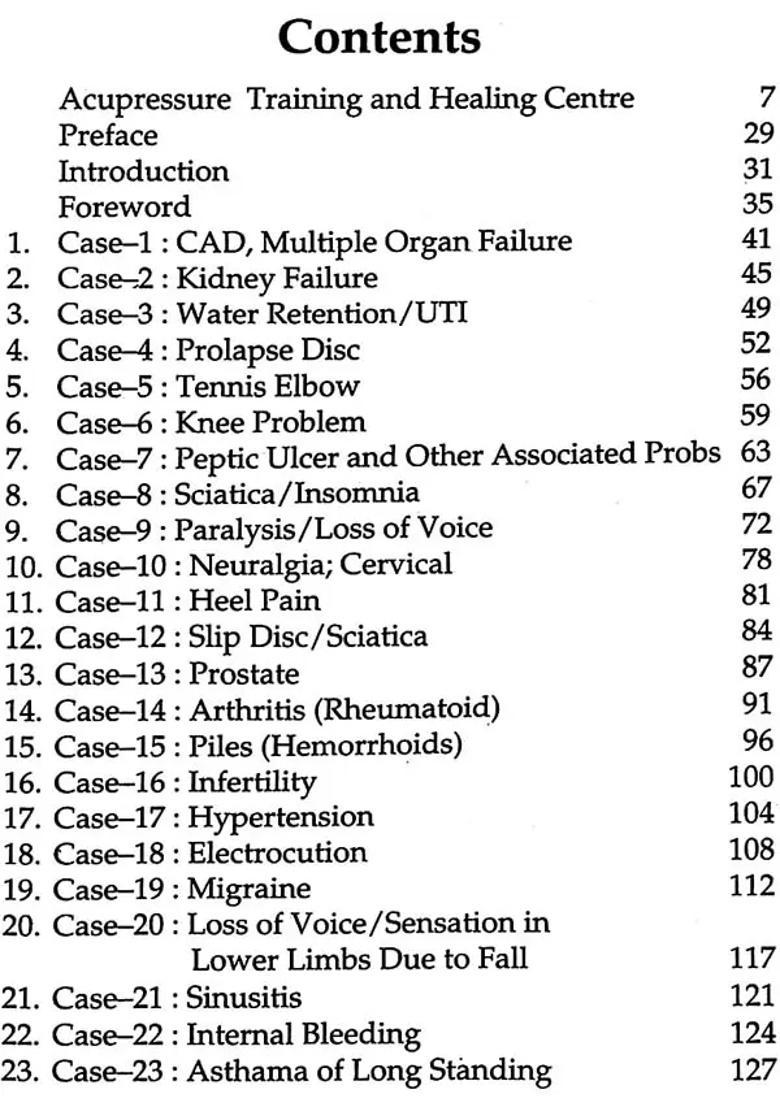 Handbook of Acupressure (50 Case Studies) - Indya
