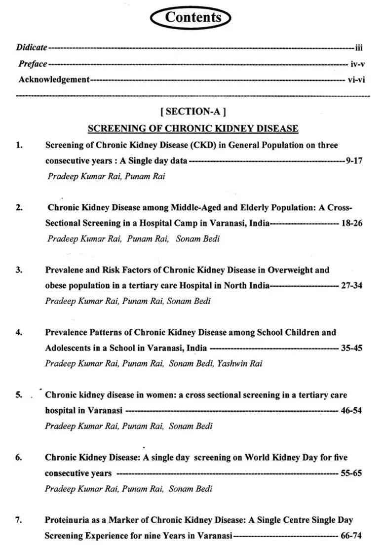 Chronic Kidney Disease Screening, Diagnosis Management - Indya