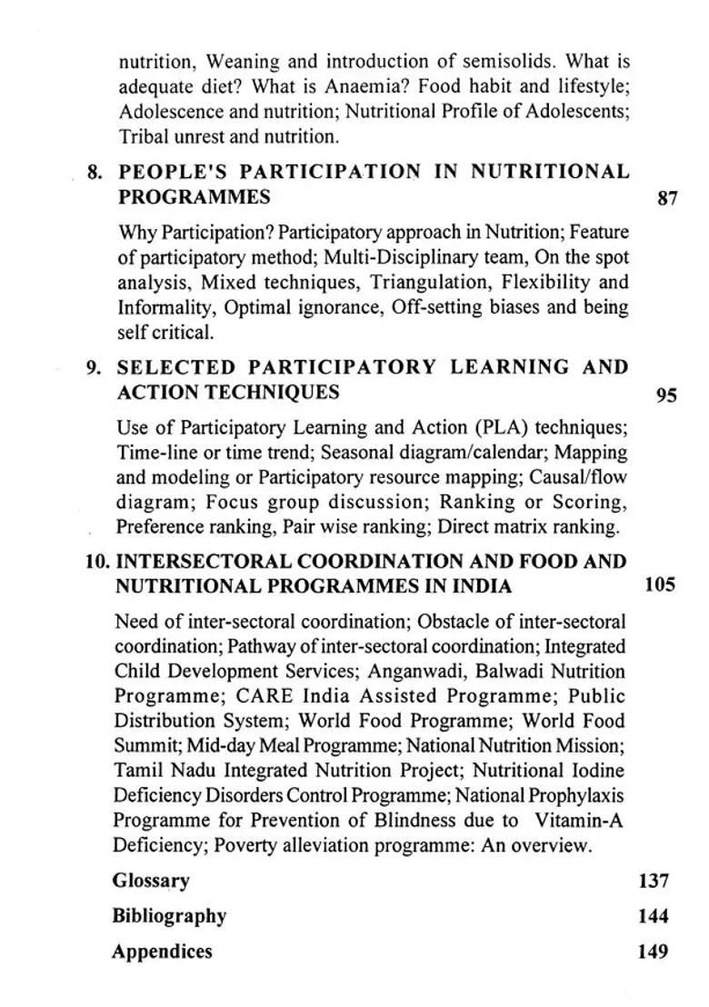 Nutrition in Community Health Management - Indya