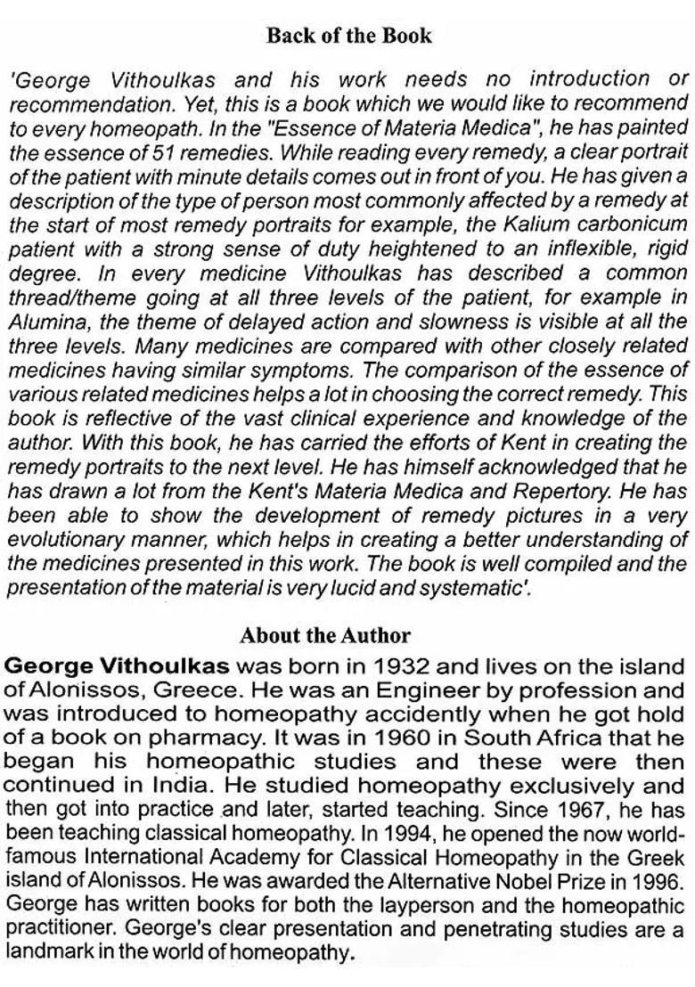 Essence of Materia Medica - Indya