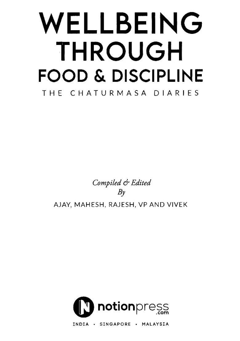 Wellbeing Through Food Discipline The Chaturmasa Diaries - Indya