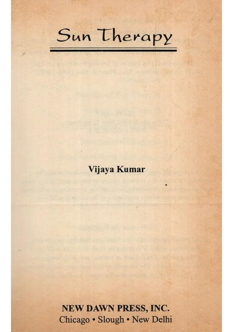 Secrets of Therapy (Sun Therapy, Reiki and Aroma Therapy) - Set Three Volumes - Indya