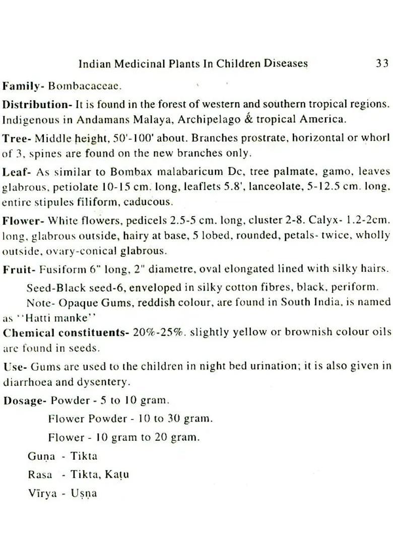 Indian Medicinal Plants in Children Diseases - Indya