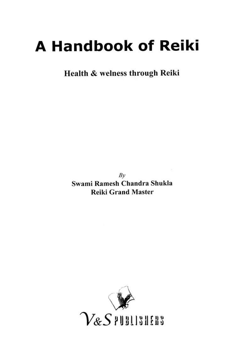 A Handbook of Reiki- Health Welness Through Reiki - Indya