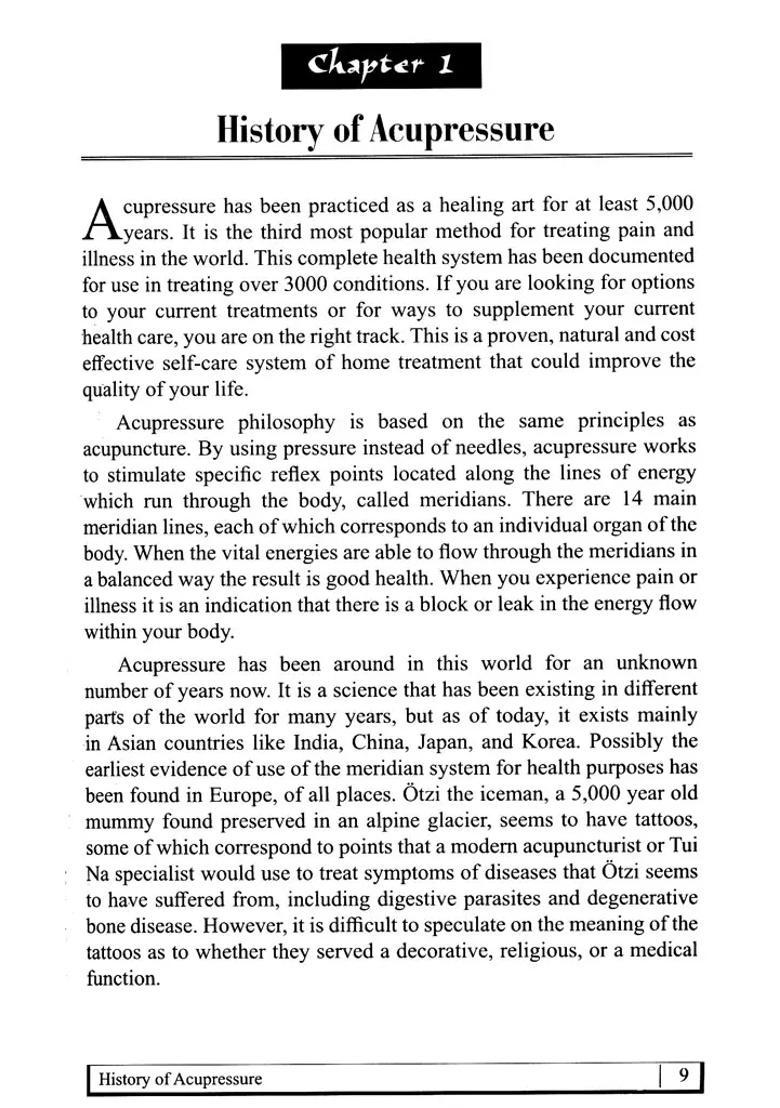 Accupressure in Everyday Life (Alterbative Therapy Health Series) - Indya