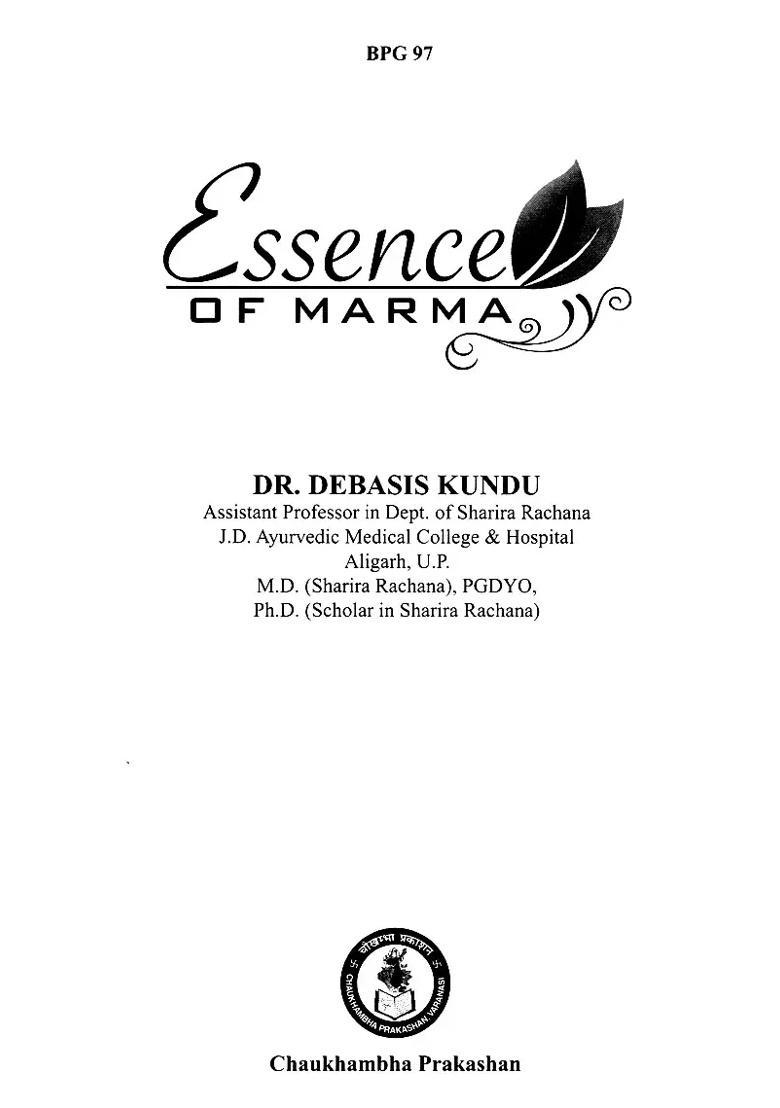 Essence of Marma - Indya