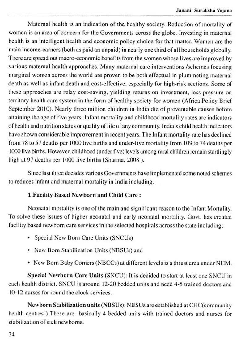 Impact of Janani Suraksha Yojana on Maternal Health Care in South India - Indya