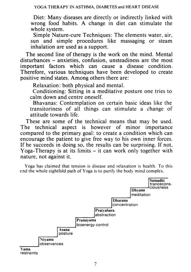 YOGA THERAPY In Asthma, Diabetes and Heart Disease (Principles, Practice, Scientific Results) - Indya