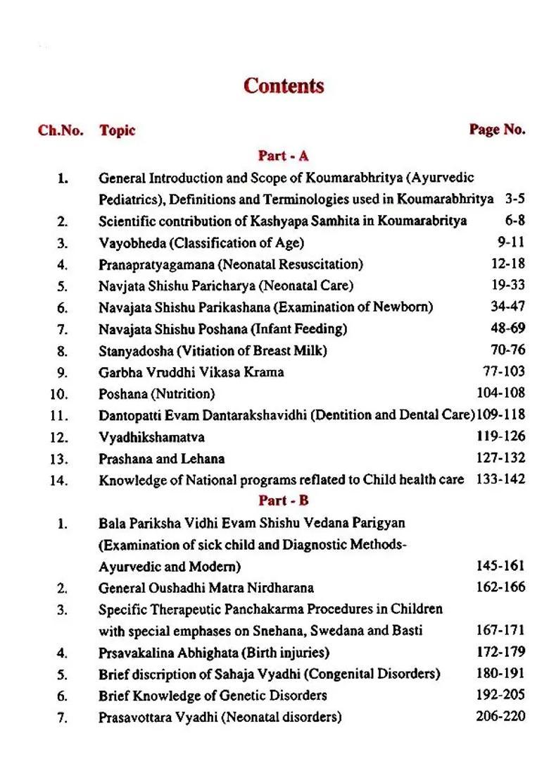 A Text Book of Kaumarabhrutya (According to New Syllabus Central Council Indian Medicine, Delhi) - Indya