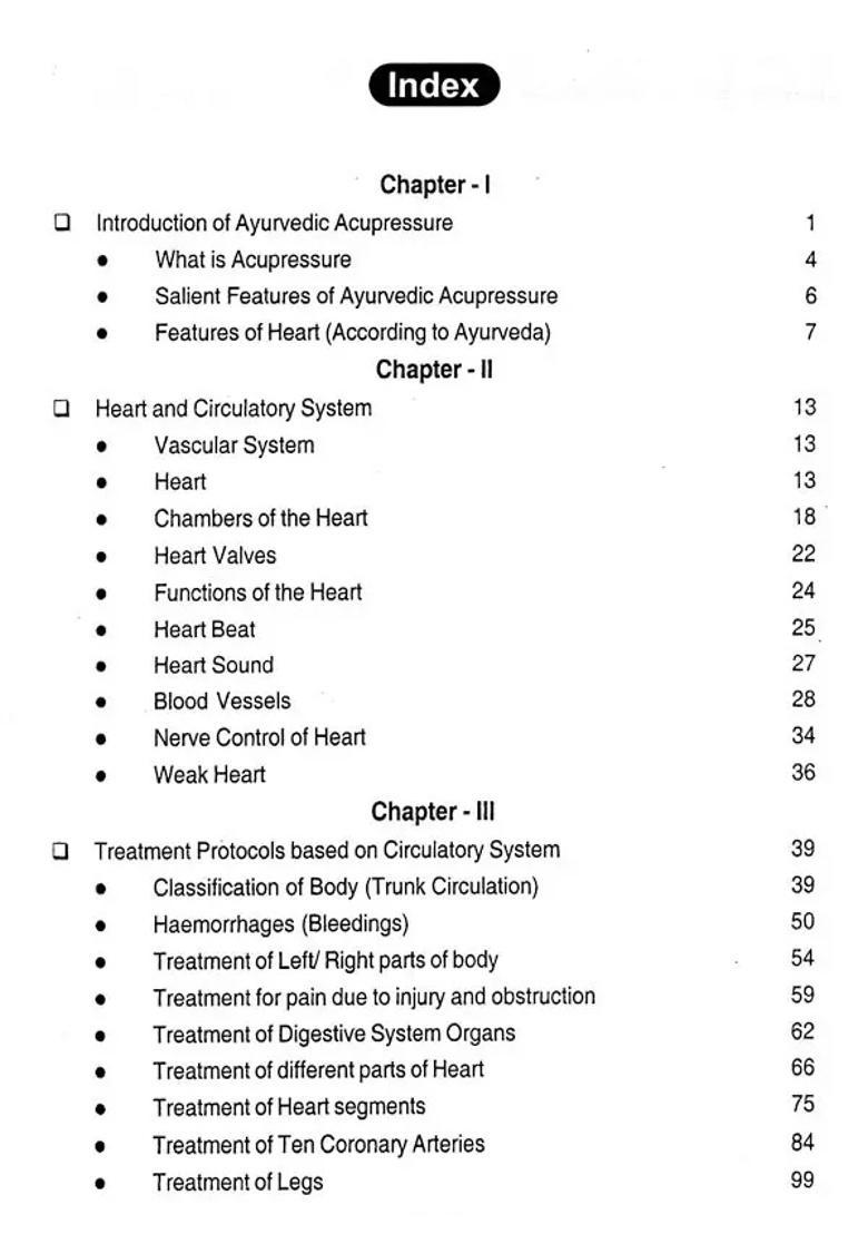 Dhanwantri Ayurvedic Acupressure (Based on Heart Circulatory System) - Indya