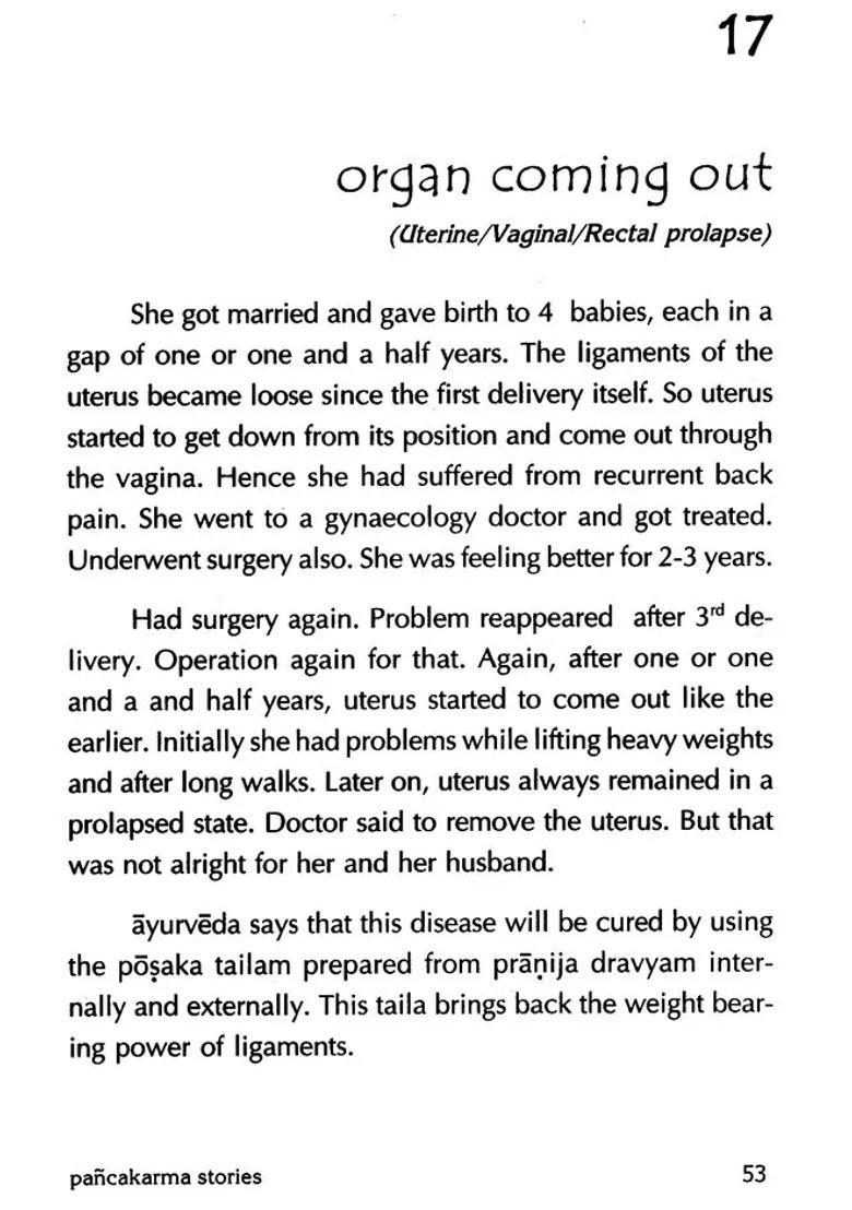 Panchakarma Stories- Reputed Treatments for Vata Pitta Kapha Dosas - Indya